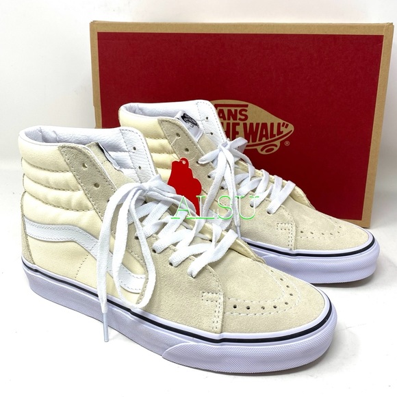 Vans Shoes - VANS SK8 -HI Classic Suede Canvas White Cream Women's Size 8 VN0A4U3CFRL